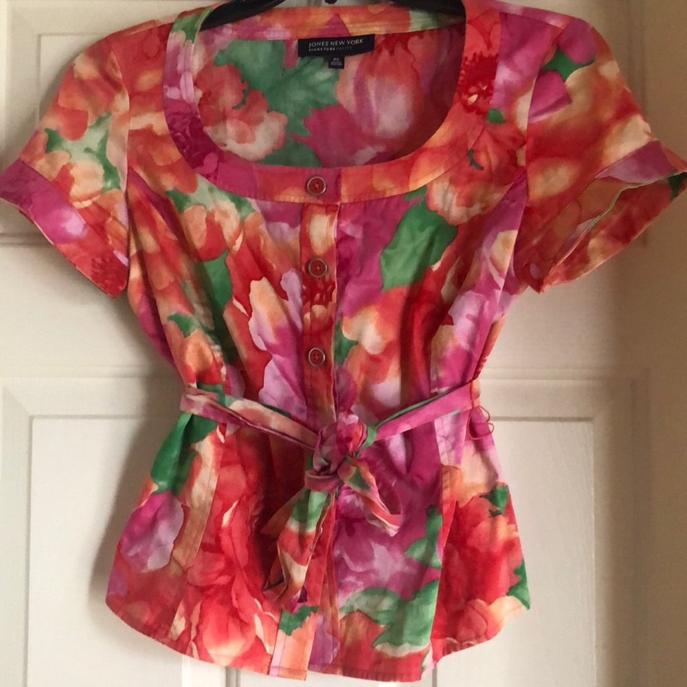 Floral Jones New York Blouse